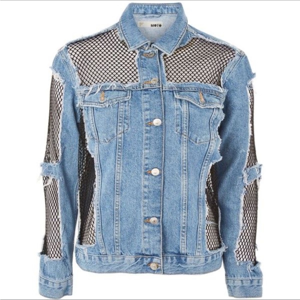 Topshop Moto Denim Jacket
